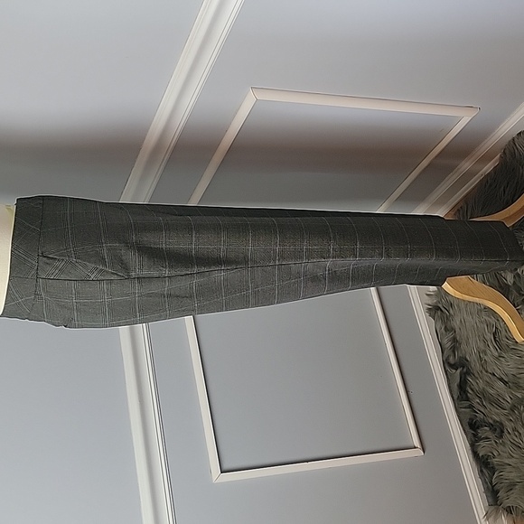 TALBOTS HERITAGE Glen Plaid Windowpane Straight Leg Office Business Dress Pants - Picture 4 of 8